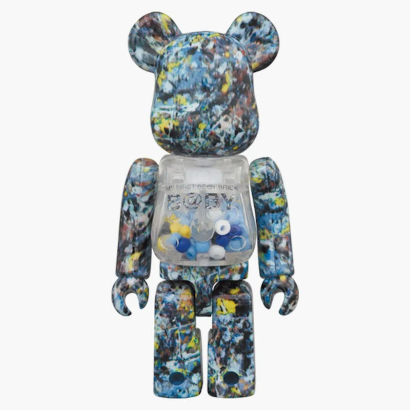 Bearbrick My First Baby Jackson Pollock Studio Ver. 100% a 400% sada multi
