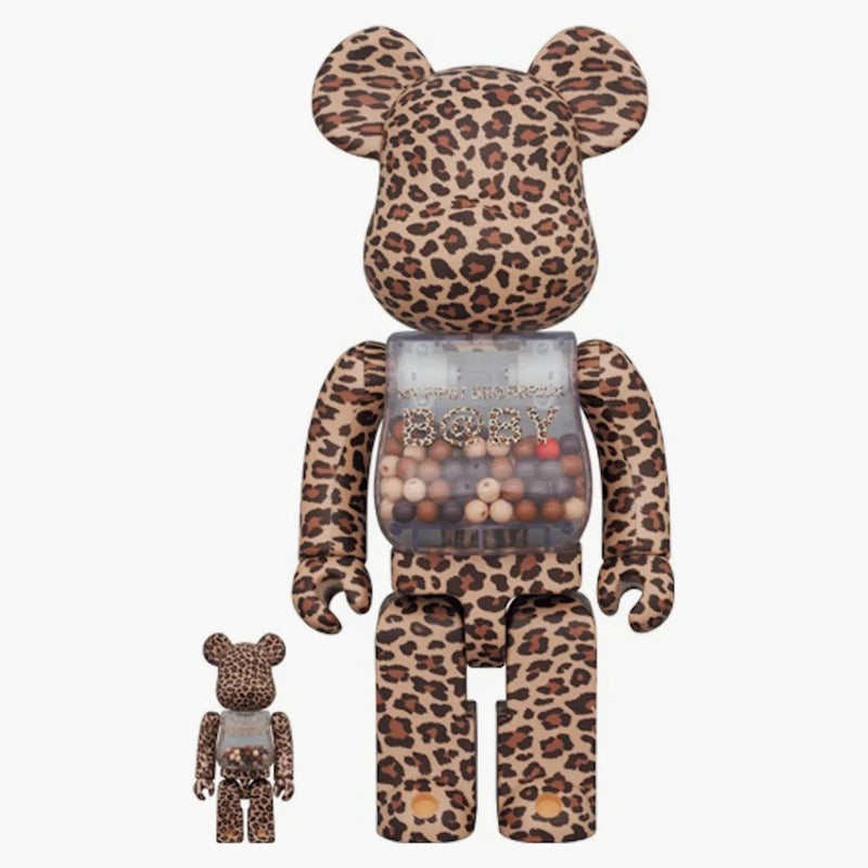 Bearbrick můj první dítě leopard ver. 100% a 400% sada