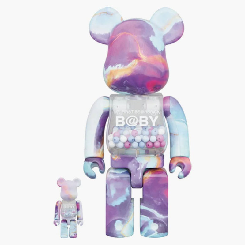 Bearbrick můj první dětský mramor 100% a 400% sada