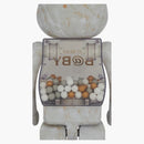 Bearbrick My First Baby Marble Ver. 1000% White & Gold