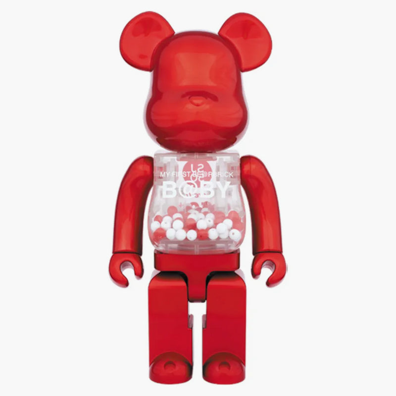 Bearbrick My First Baby Sj50 100% & 400% Set Red