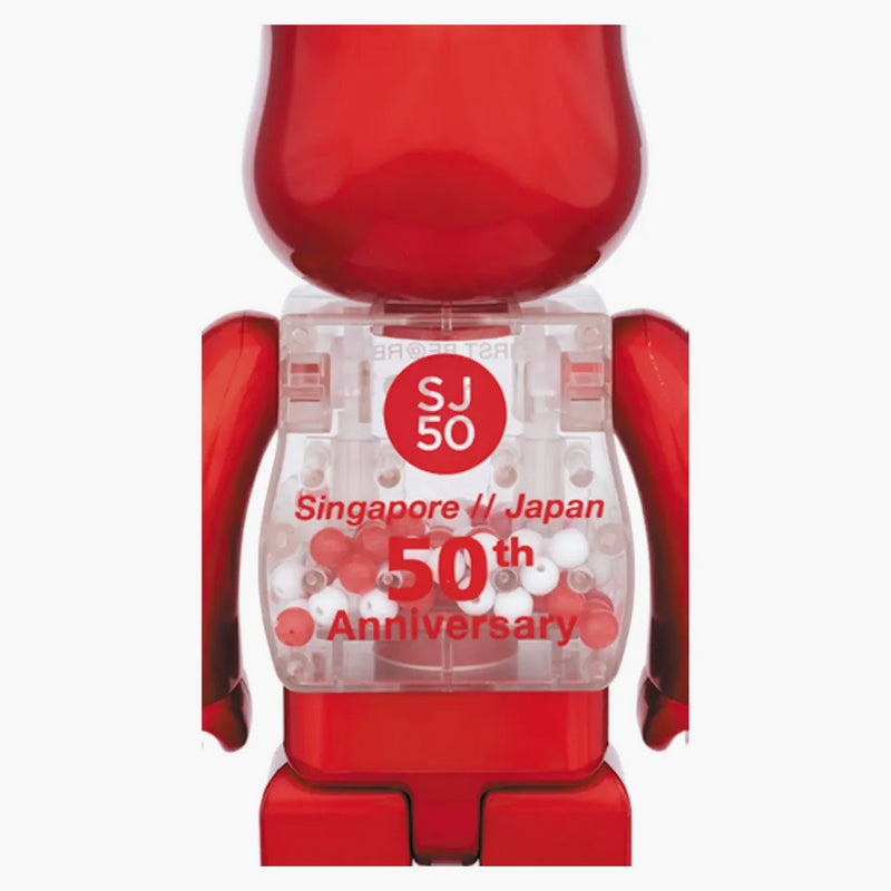 Bearbrick My First Baby Sj50 100% & 400% Set Red