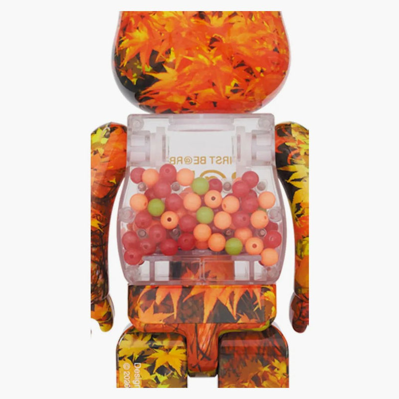 Bearbrick můj první Bearbrick Baby Autumn Listy ver. 100% a 400% sada