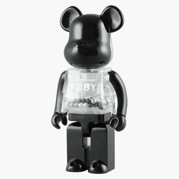 Bearbrick My First Bearbrick Baby (black And Silver Version) 400% Black