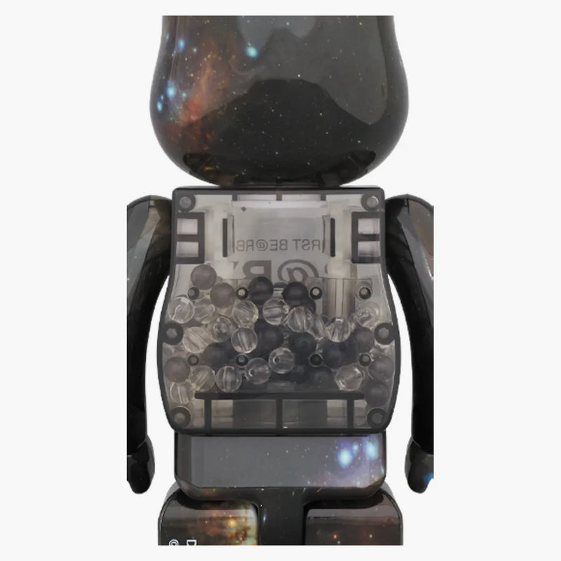 Bearbrick My First Bearbrick Baby Space verze 100% a 400% černá