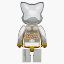 Bearbrick My First Nyabrick Baby 100% & 400% set gold