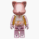 Bearbrick My First Nyabrick Baby 100% & 400% Set Pink Gold
