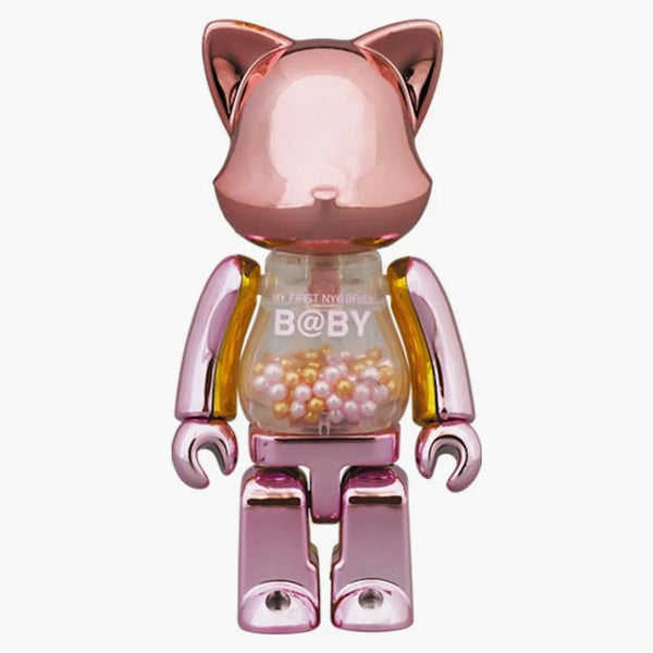 Bearbrick můj první Nyabrick Baby 100% & 400% Set Pink Gold