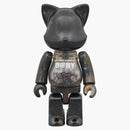 Bearbrick My First Nyabrick Baby Space Ver. 100% & 400% set black