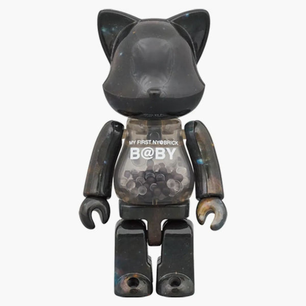 Bearbrick můj první Nyabrick Baby Space Ver. 100% a 400% sada černá