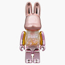 Bearbrick My First Rabbrick Baby 100% & 400% Set Pink Gold
