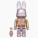 Bearbrick My First Rabbrick Baby 100% & 400% Set Pink Gold
