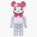 Bearbrick moje melodie 400% bílá