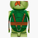 Bearbrick Nickelodeon Teenage Mutant Ninja želvy Michelangelo 1000% Chrome