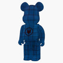 Bearbrick Nort (Blue Glow in the Dark) 400% neutral