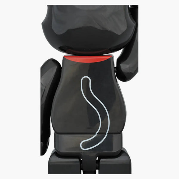 Bearbrick Nyabrick Beckoning Cat 100% černá