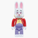 Bearbrick Nyabrick Cheshire Cat & Rabbrick White Rabbit 100% Multi