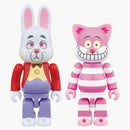 Bearbrick Nyabrick Cheshire Cat & Rabbrick White Rabbit 100% Multi