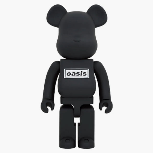 Oasis Bearbrick 1000% di gomma nera