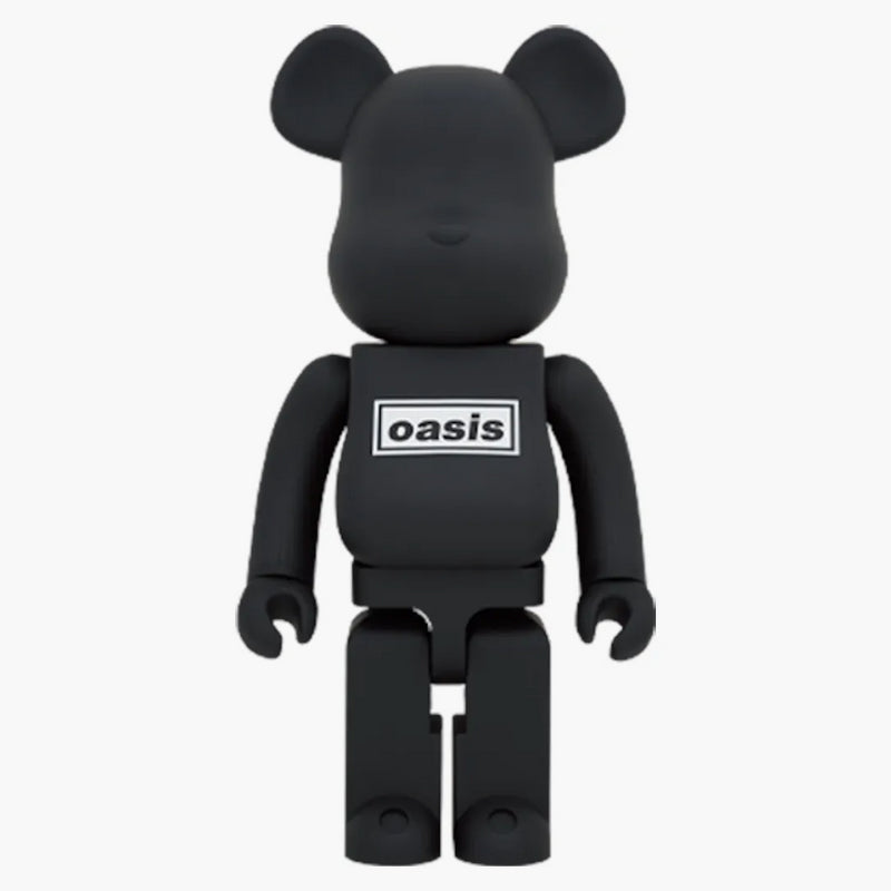 Oasis Bearbrick 1000% di gomma nera