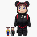 Bearbrick Peko-Chan Milky 100% & 400% set
