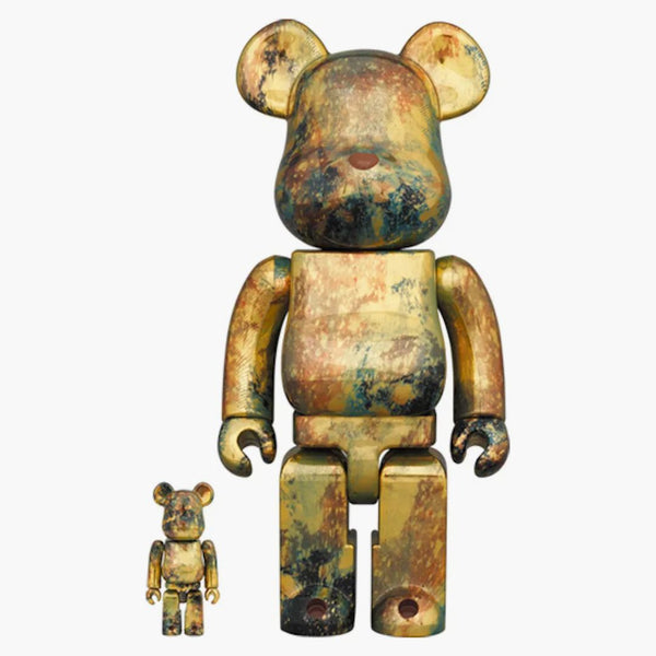Bearbrick Pushead #5 100% & 400% Set Gold