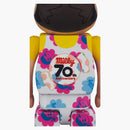 Bearbrick Peko-Chan Milky 70th Anniversary 100% e 400% Set