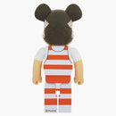 Bearbrick Peko-chan Milky Tricorn má design 1000%