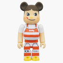 Bearbrick Peko-Chan Milky Tricorn ha un set di 100% e 400%