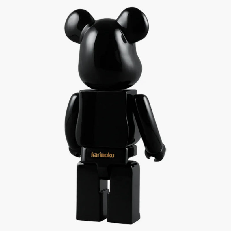 Bearbrick Piano Black 400% Black Wood