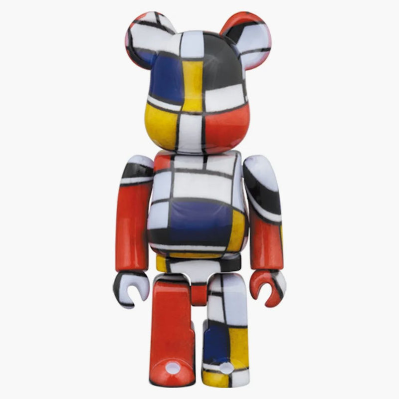 Bearbrick Piet Mondrian 100% & 400% Set Multi