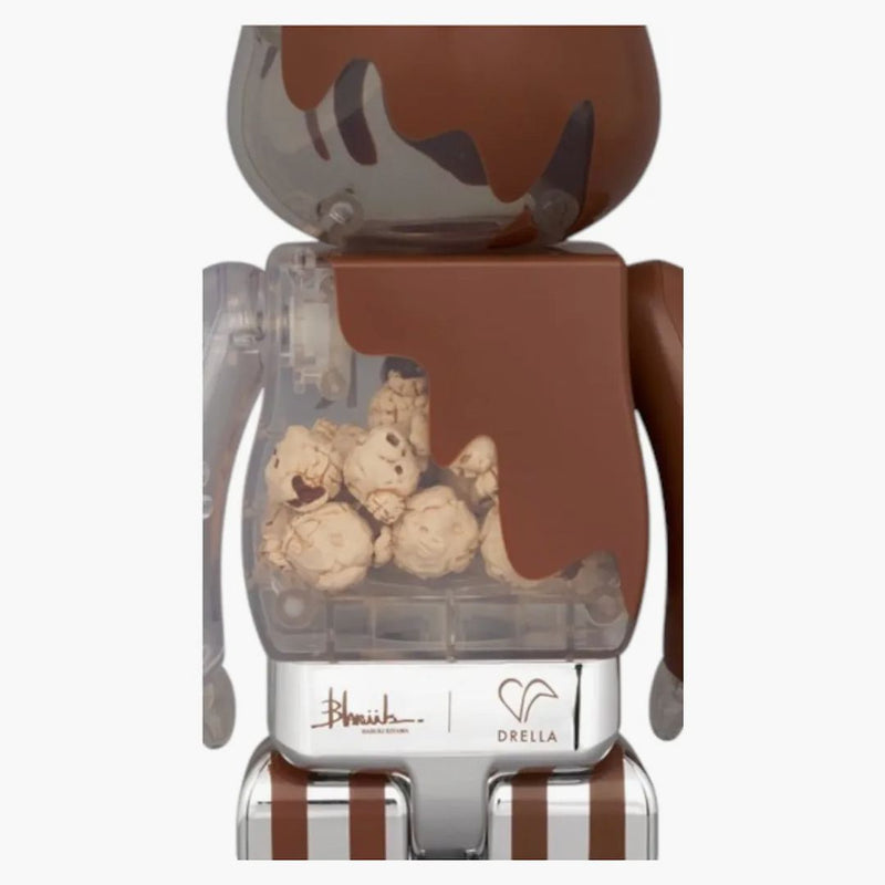 Bearbrick Popcorn Be@R Chocolate Ver. 400%