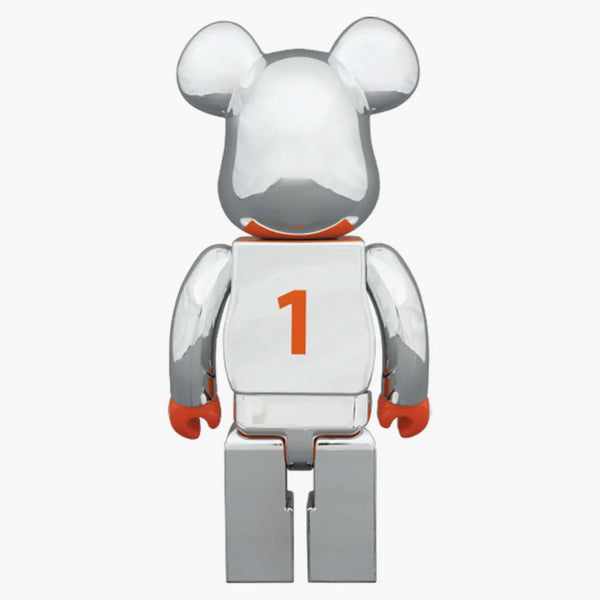 Bearbrick Porter Silver Plating 400% Silver