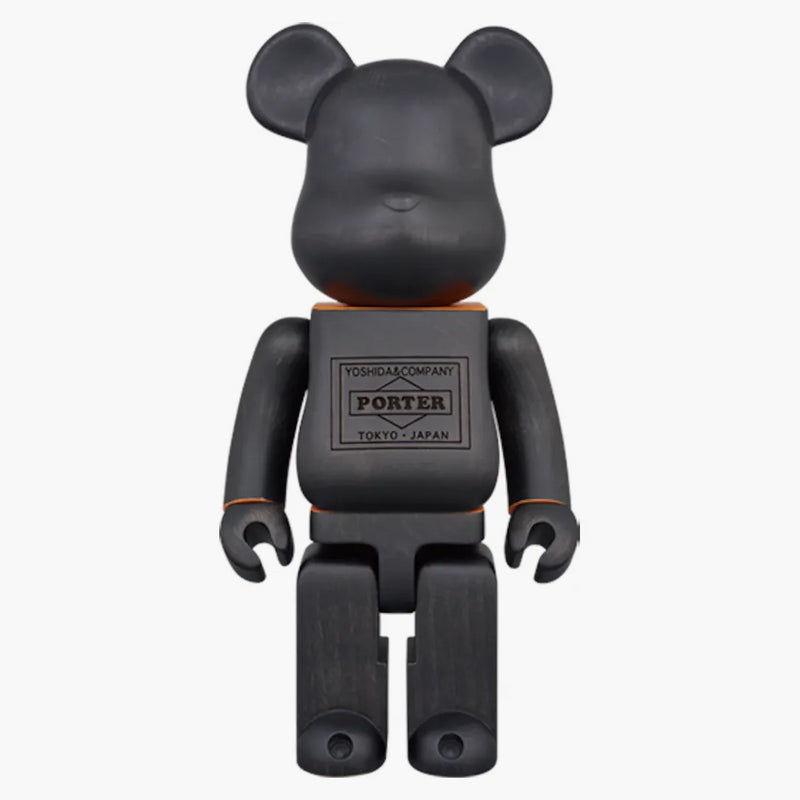 Bearbrick Porter x Karimoku 400% Black