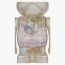 Project Bearbrick 1/6 set di 2 100% e 400% Impostare Clear Chrome Ver. / Black Clear Chrome Ver.