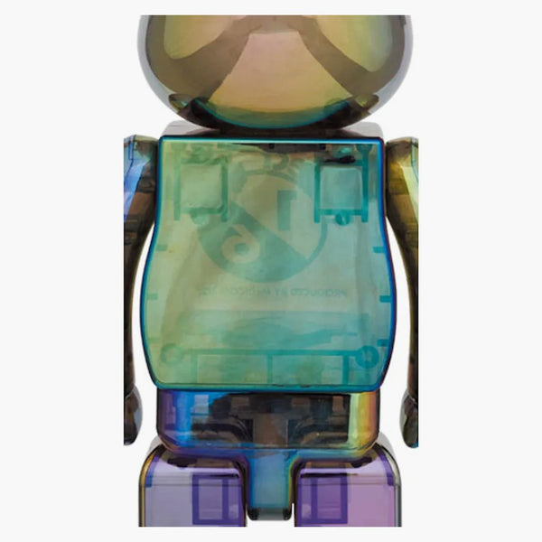 Bearbrick Project 1/6 sada 2 100% a 400% SET CLEAR Chrome Ver. / Black Clear Chrome Ver.