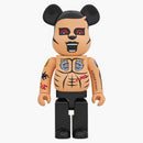 Bearbrick Punk Drunkers Tattoo Guy 1000% Multi