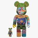 Bearbrick Pupel 100% & 400% set
