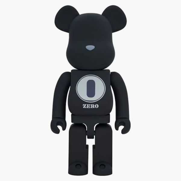 Bearbrick Robert Indiana X Framment Design 1000% in bianco/nero