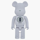 Bearbrick Robert Indiana X Fragment Design 1000% vit/svart