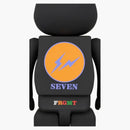 Bearbrick Robert Indiana X Framment Design 100% e 400% Set nero/bianco