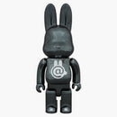 Bearbrick Rabrick Chrome 400% nero