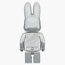 Bearbrick Rabbrick Chrome 400% Silver