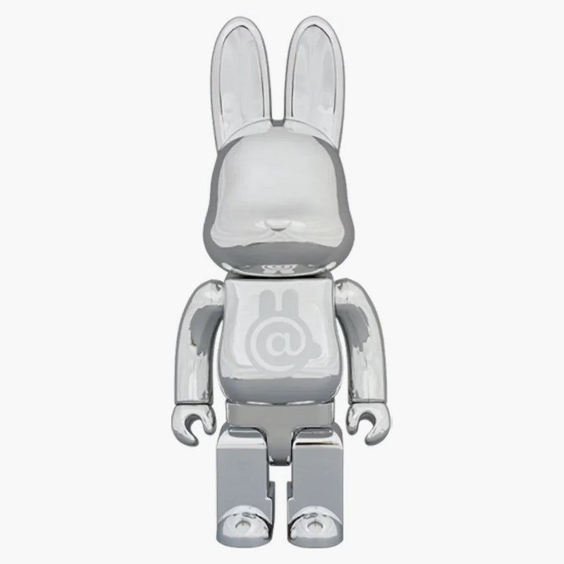 Bearbrick Rabbrick Chrome 400% Silver