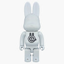Bearbrick Rabbrick Chrome 400% White