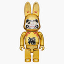 Bearbrick Rabbrick Dazzling 400% Gold Plated