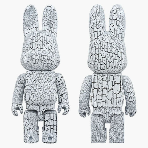 Bearbrick Rabbrick Karimoku Birch 400% White