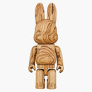 Bearbrick Rabbrick Karimoku Zebra Wood 400%