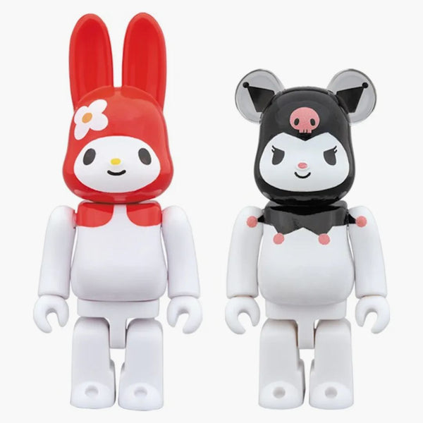 Bearbrick Rabbrick moje melodie 100% sada bílá