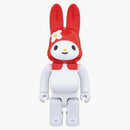Bearbrick Rabbrick My Melody (Red Melo Ver.) 400% White/Red